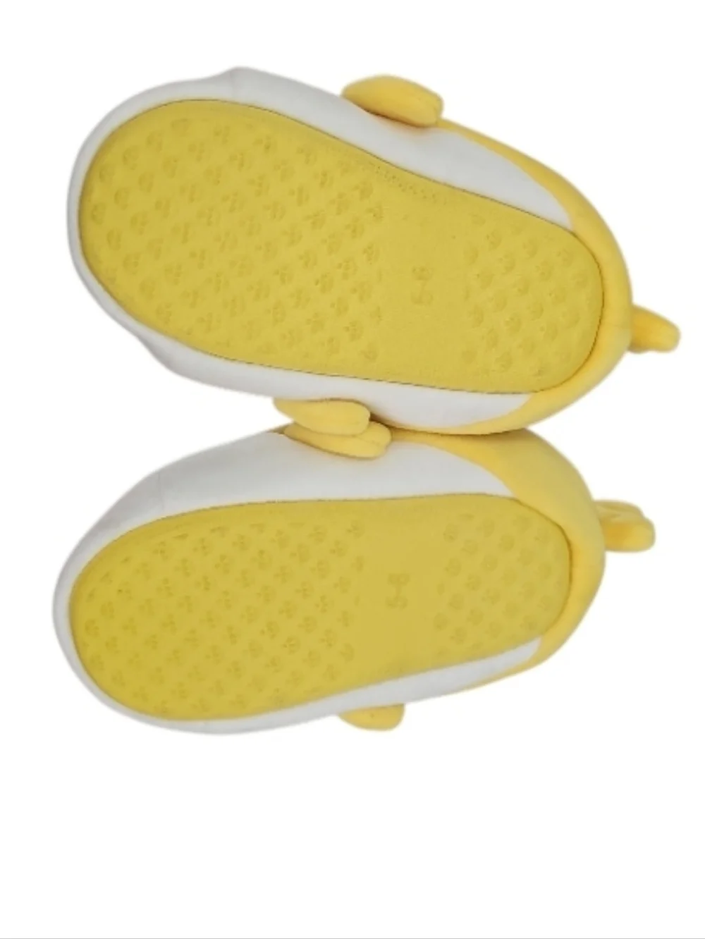 Baby Shark Yellow Slippers Kids 5/6 Plush Shark Slip On House Shoes Cute Cozy